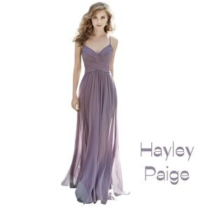 Hailey Paige Purple Maxi Gown Size 10